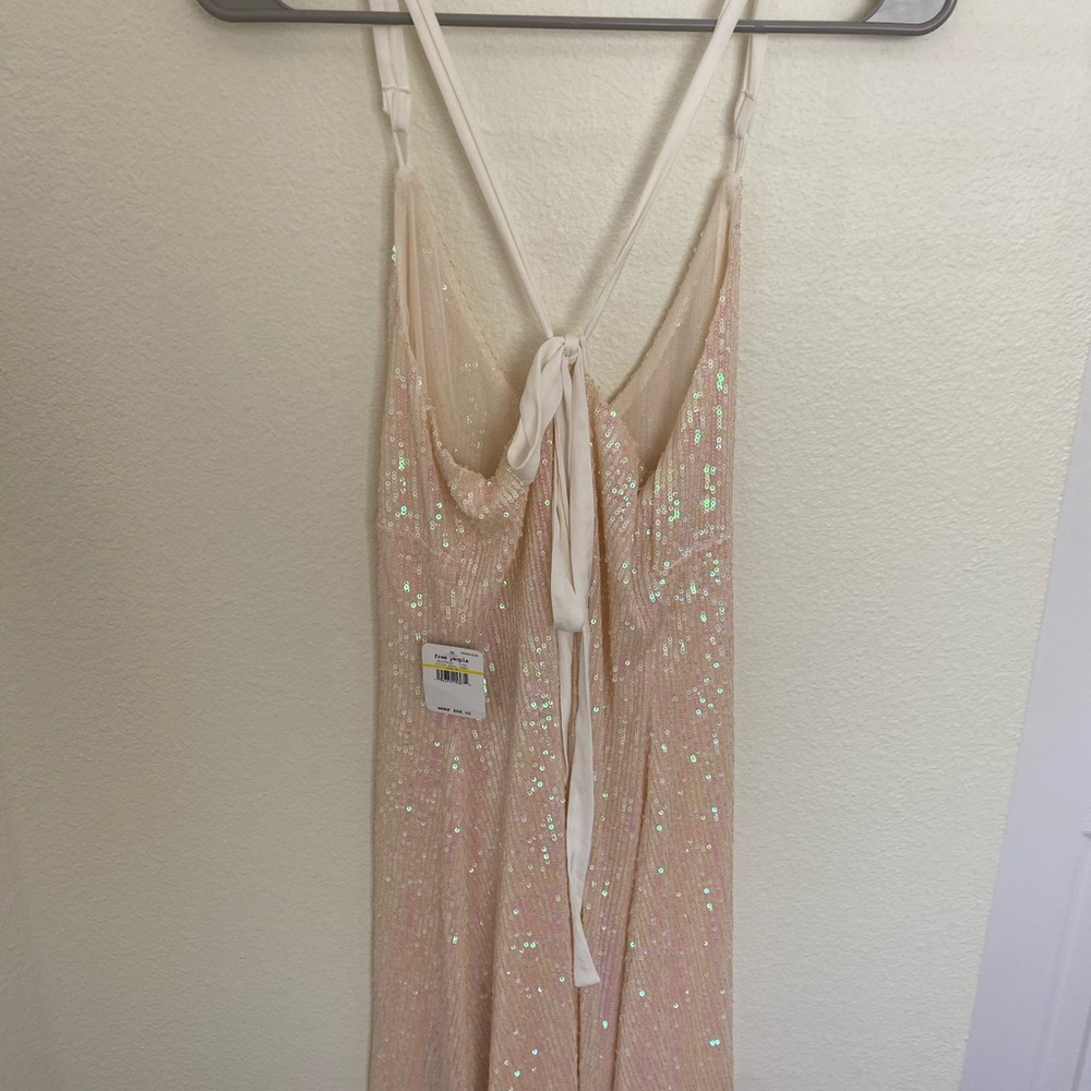 Free People Gold Rush Dress Bachelorette New Years NWT - Picture 8 of 9